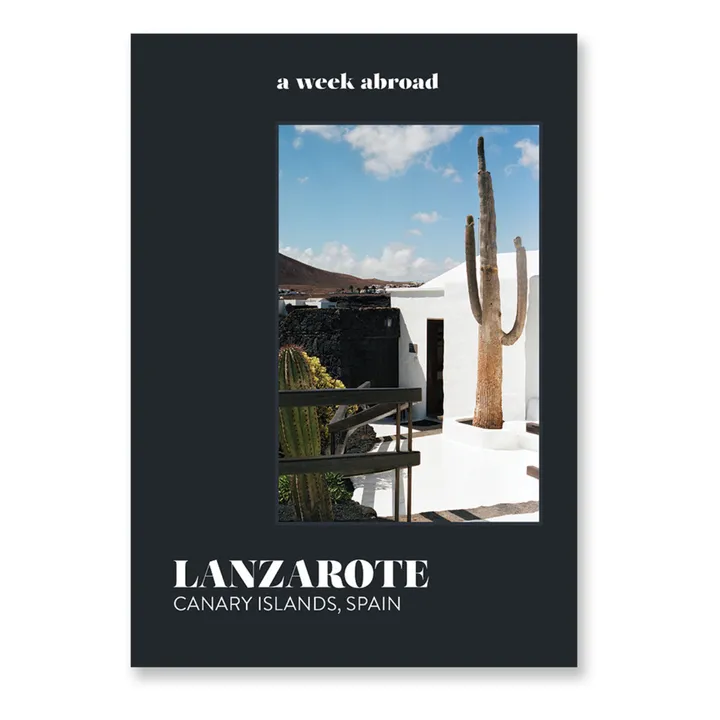A Week Abroad Livre de voyage - Lanzarote | Noir