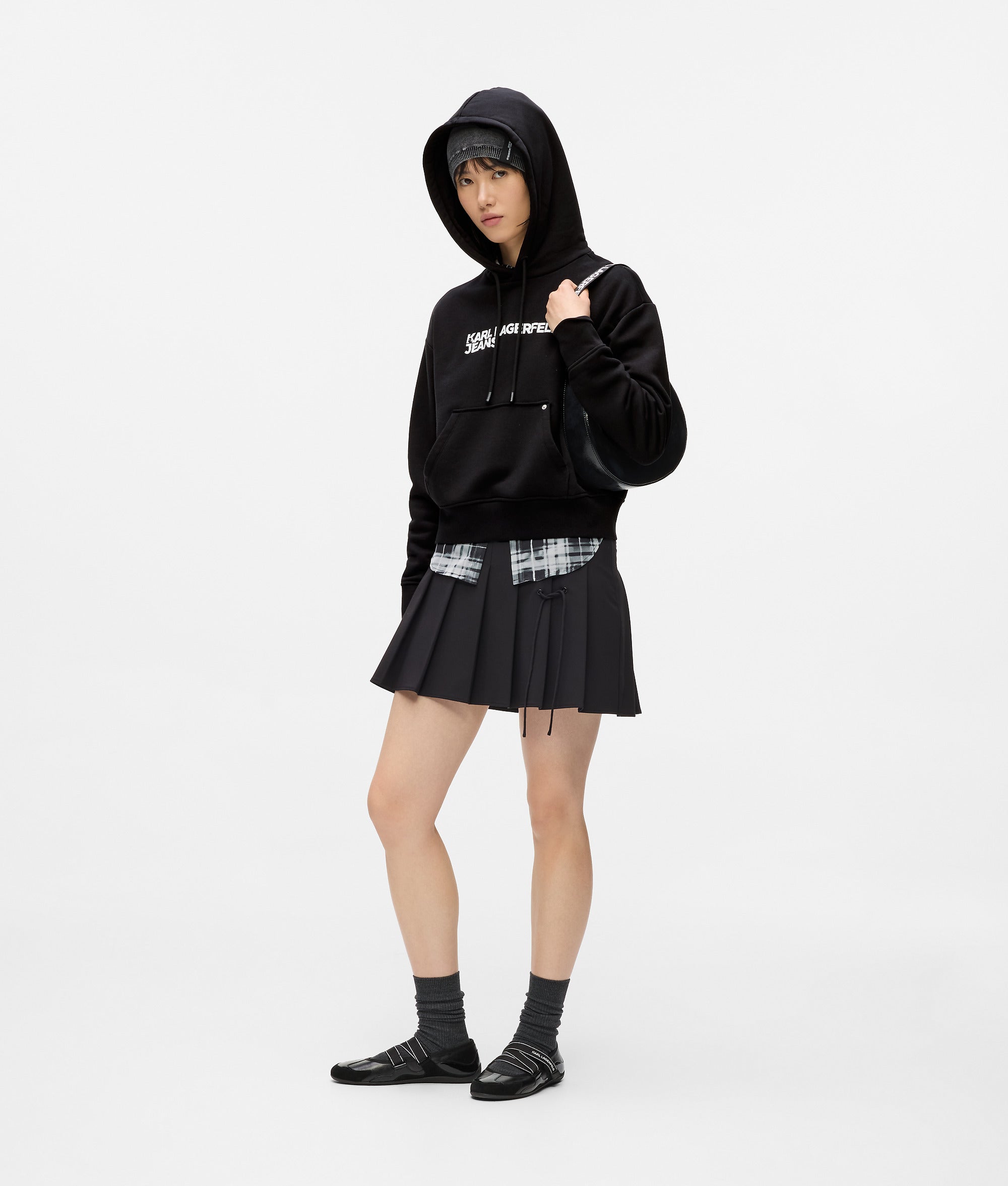 Hoodie met logo