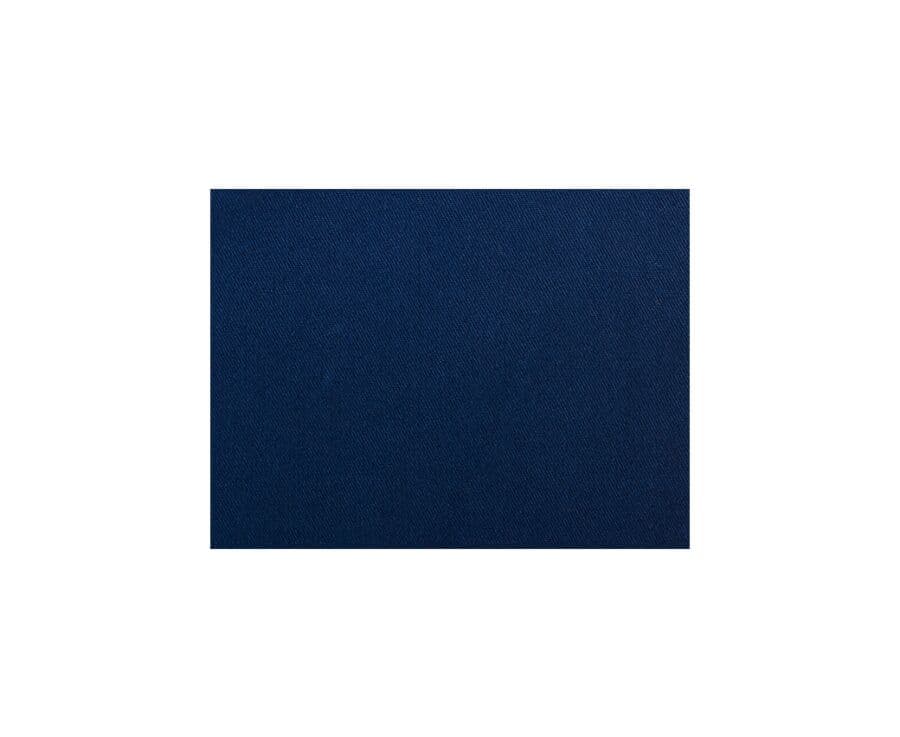 Chemise Bleu Foncé 100% coton - Col américain - MEDWIN