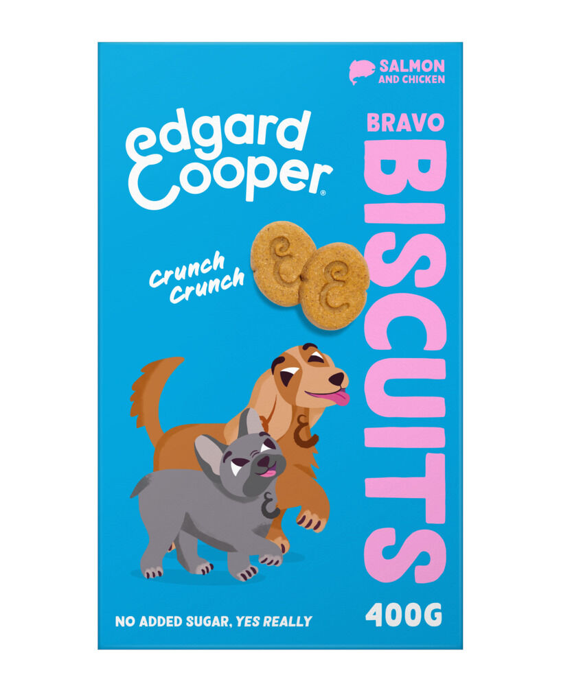 Edgard en Cooper Biscuit Adult - Hondensnack - 400 Gram - kip, zalm