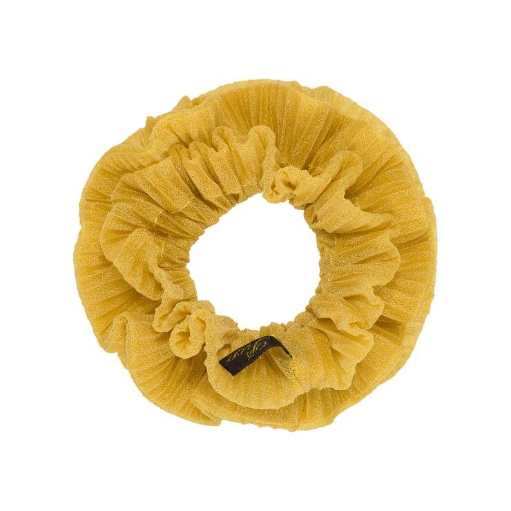 Pico  Flæse scrunchie hårelastik - Karry