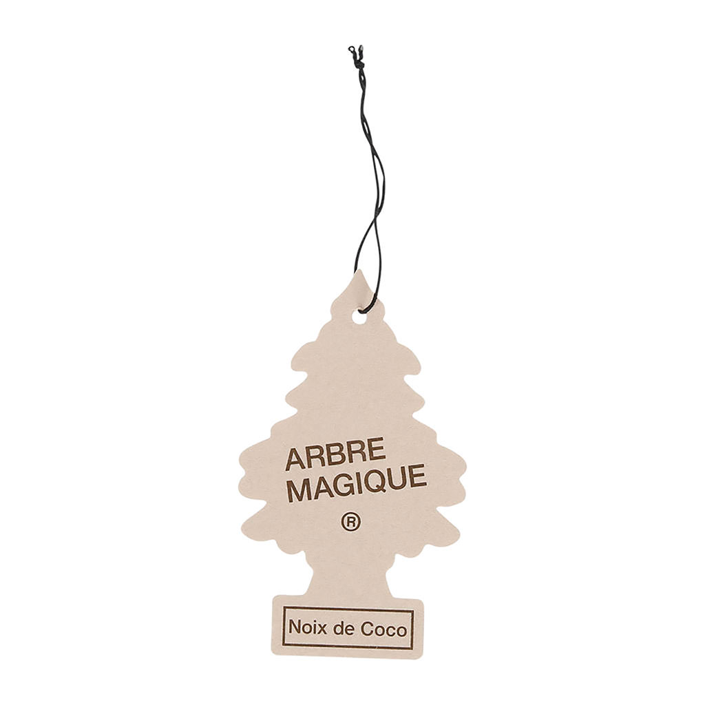 Désodorisant voiture arbre magique parfum noix de coco