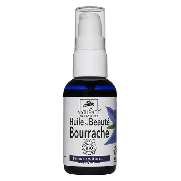 Óleo Vegetal de Borragem Orgânico Naturado 50ml