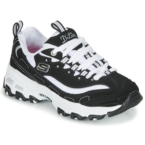 Skechers - D'LITES Negro / Blanco