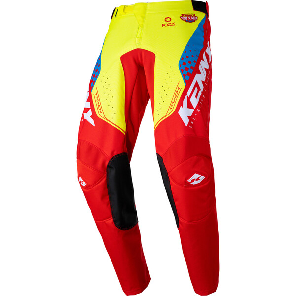 Kenny - Pantalon Track Focus - 2023 Jaune fluo / Rouge / Bleu