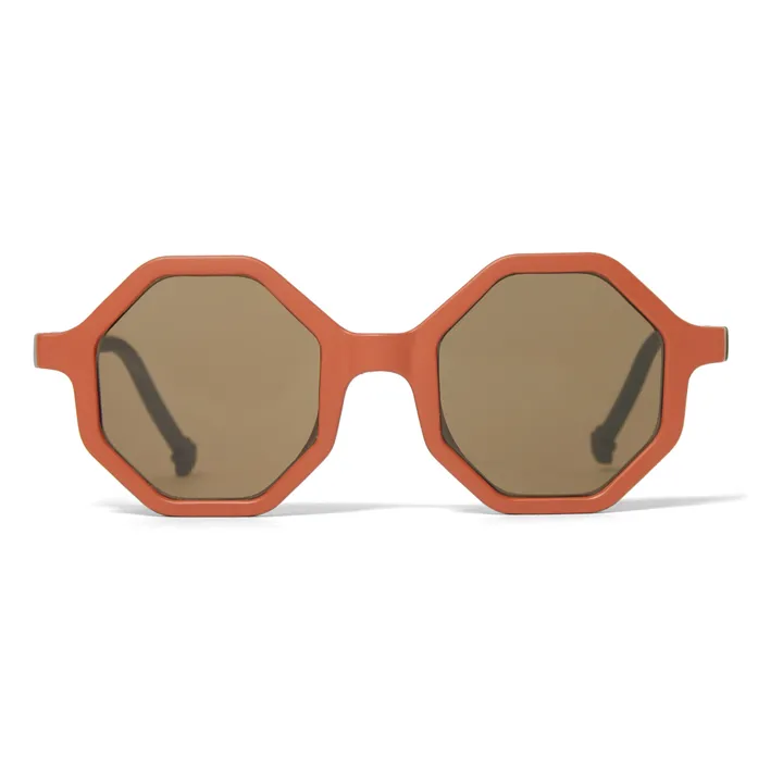 YEYE Lunettes de Soleil Tricolore | Terracotta