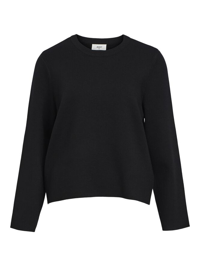 Object OBJREYNARD SQUARE SLEEVE O-NECK NOO Black