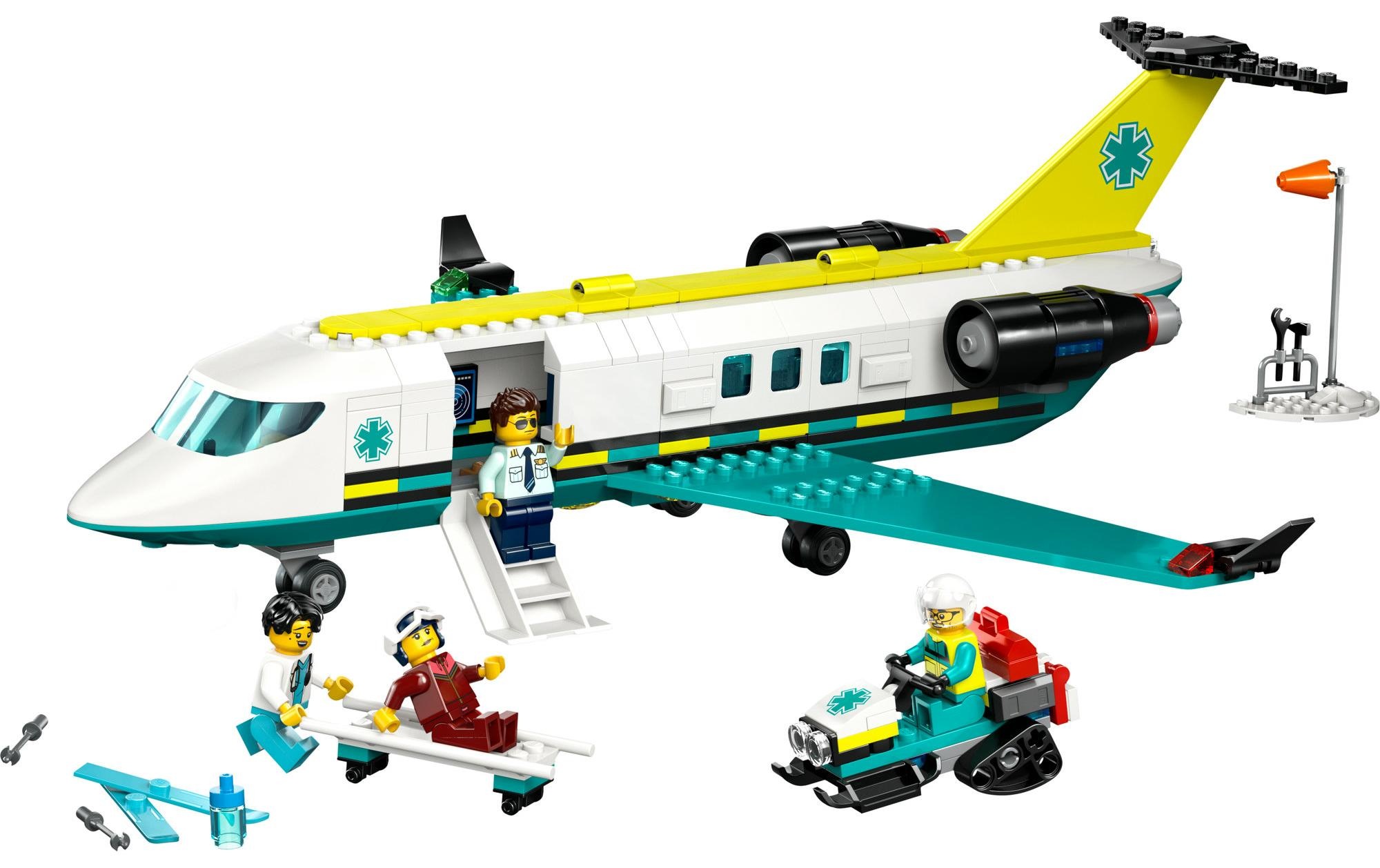 LEGO® Spielbausteine »City Notfallrettungsflugzeug 60465«