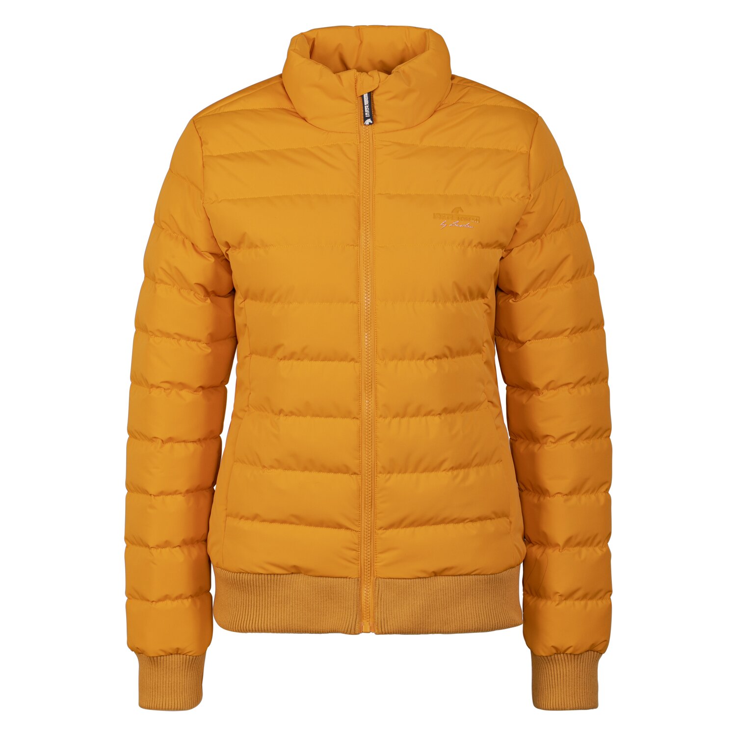 black forest Steppjacke mit Stehkragen  - mustard