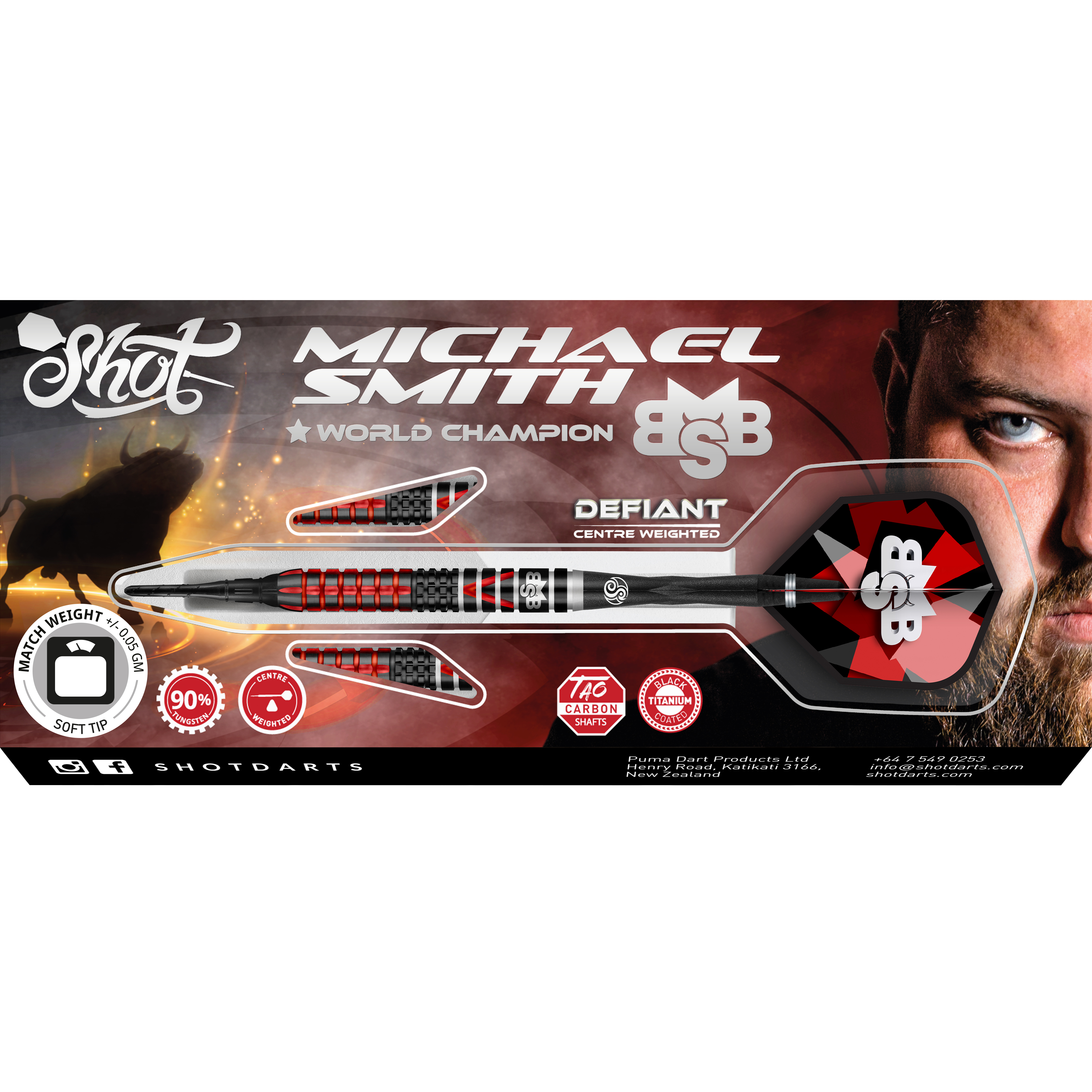 Shot - Michael Smith Defiant - Softdart