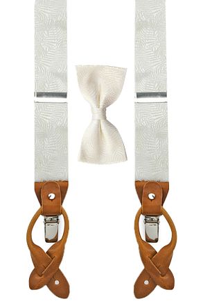 Sir Redman Bretels Wedding Combi Pack Festive Leaves Off-white SRCOMBI20179B kopen