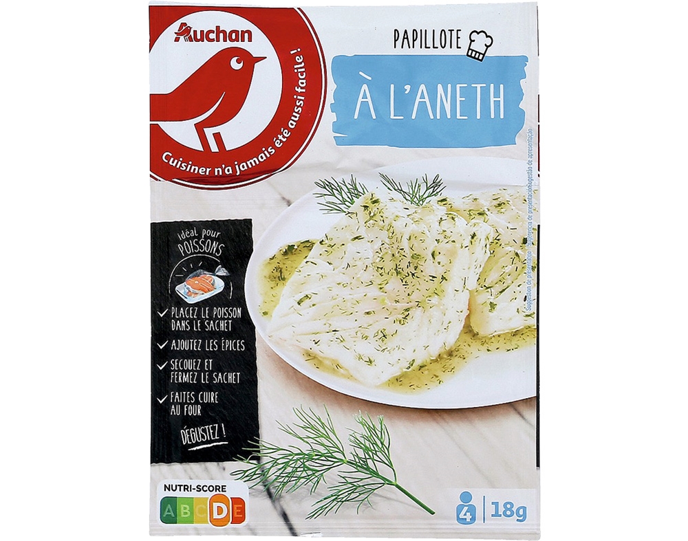 TEMPERO AUCHAN NO FORNO PARA PEIXE 18G