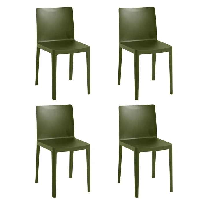 HAY - Élémentaire Chair, olive (4er-Set)