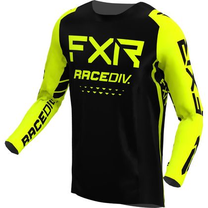 Maillot cross FXR PODIUM OFF-ROAD BLACK/HIVIS 2022 - Noir