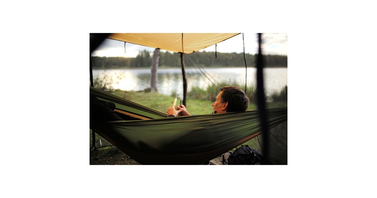 AmazonasUL Adventure hangmat  (Groen/bruin)