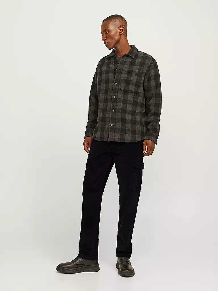 JACK & JONES Cargohose JPSTKANE schwarz