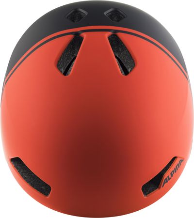 HACKNEY Velohelm  rot schwarz  47-51CM