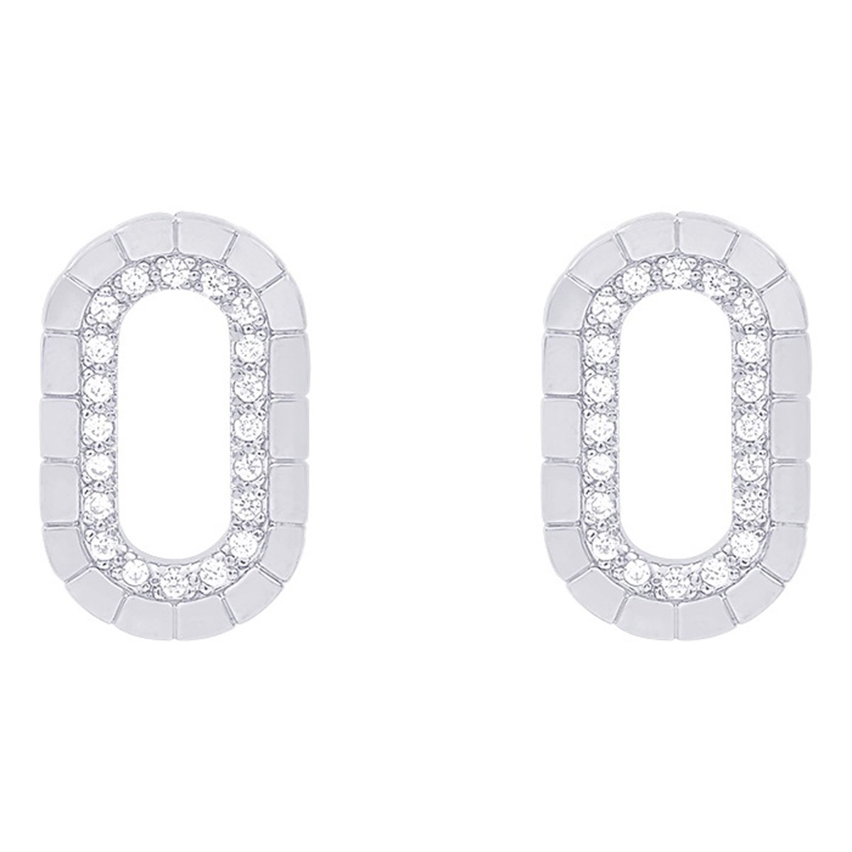 Boucles d'oreilles Saunier argent oxydes Luth