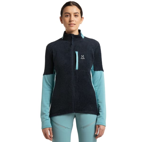 Veste polaire ski rando HAGLÖFS TOURING MID JACKET W TARN BLUE/FROST BLUE