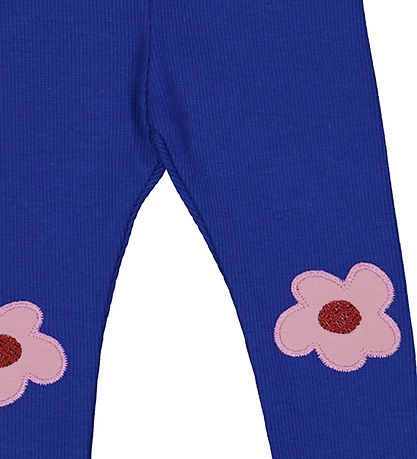 Freds WoRød Leggings - Rib - Deco - Star Blue