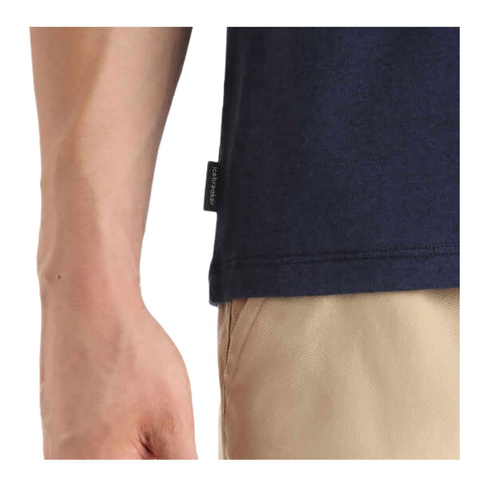 Icebreaker CENTRAL CLSSIC IB - Tee-shirt Homme midnight navy