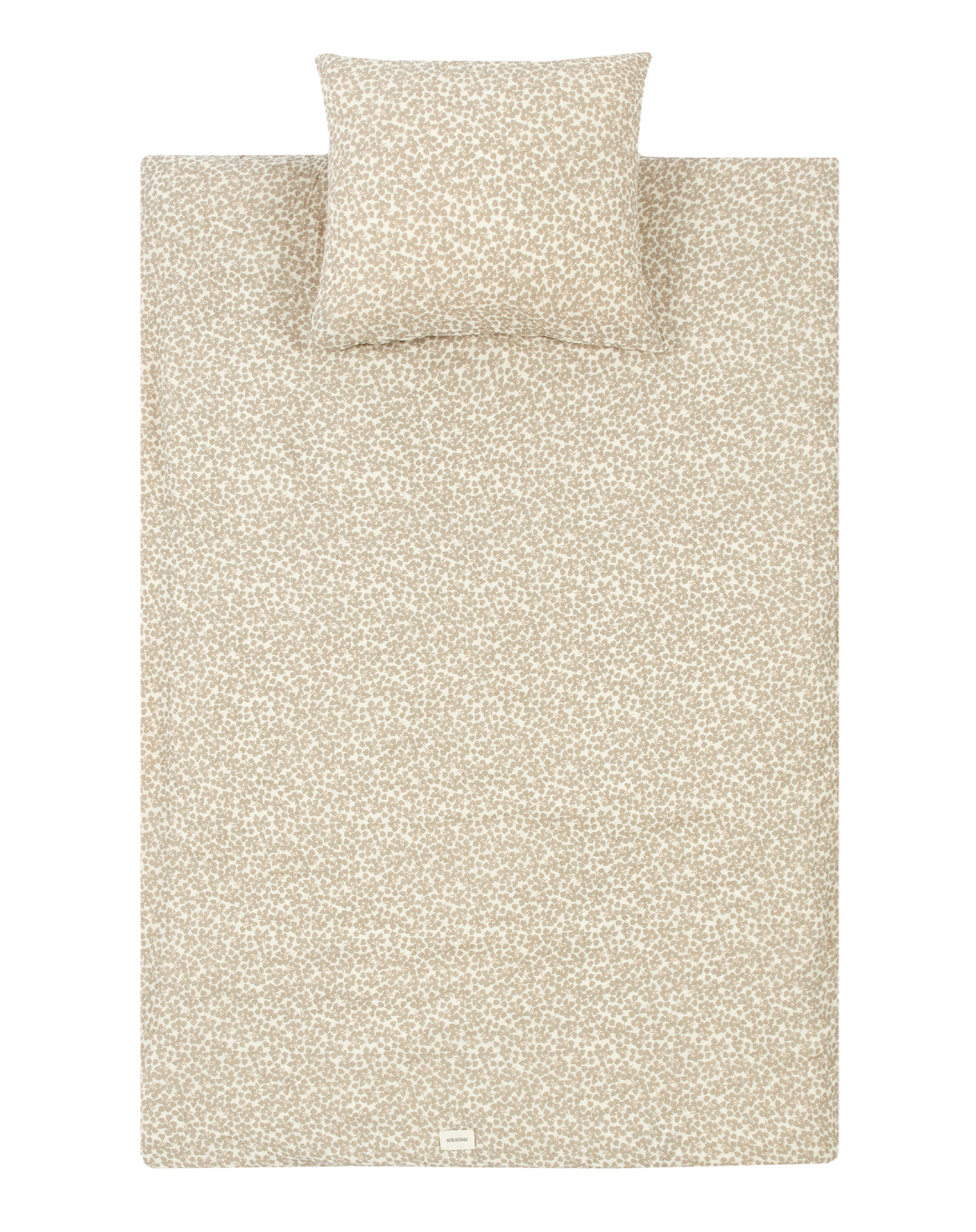 Parure de lit enfant wabi-sabi en double gaze de coton lavé | Vert