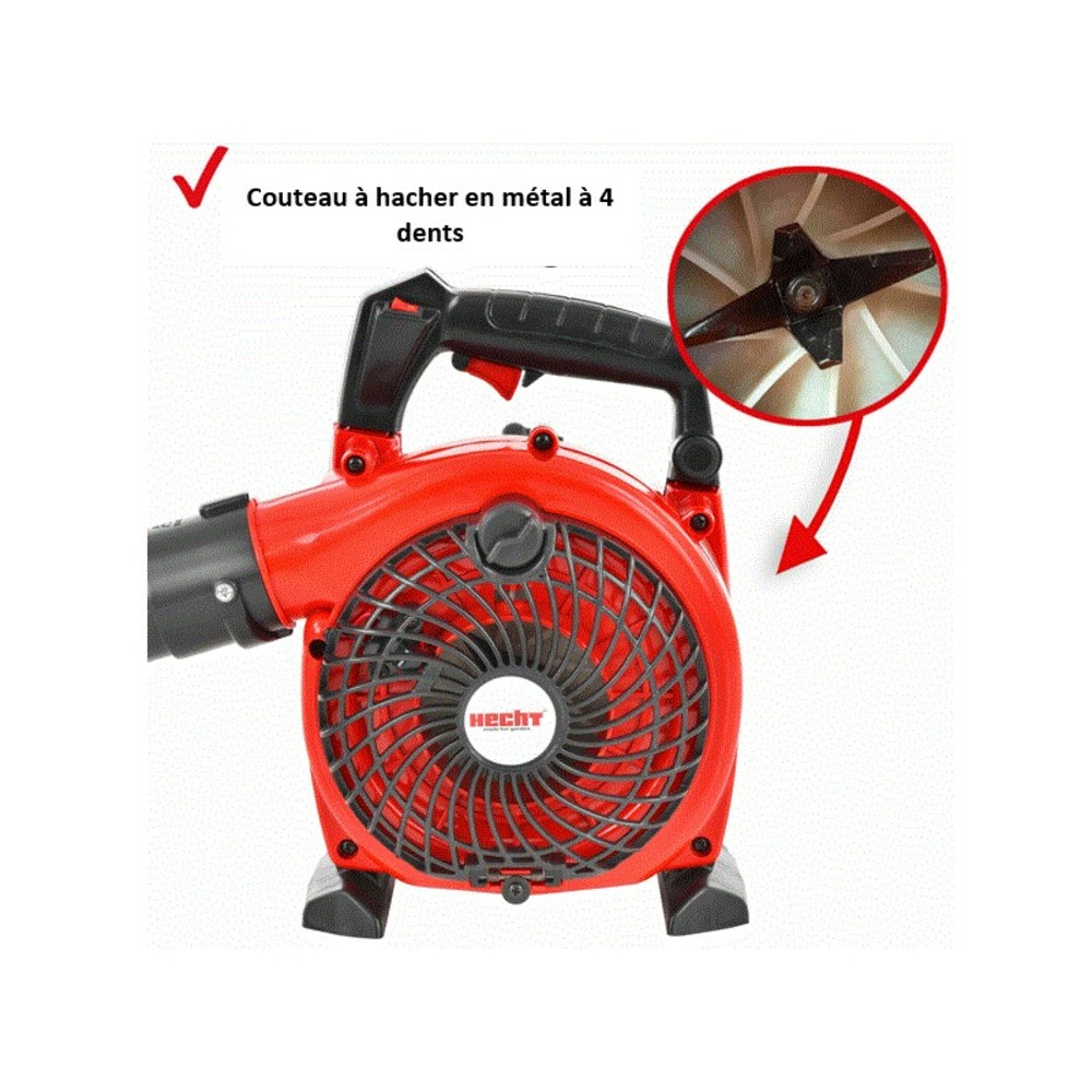 H 9254 souffleur de feuilles a essence 3en1 aspirateur souffleur broyeur