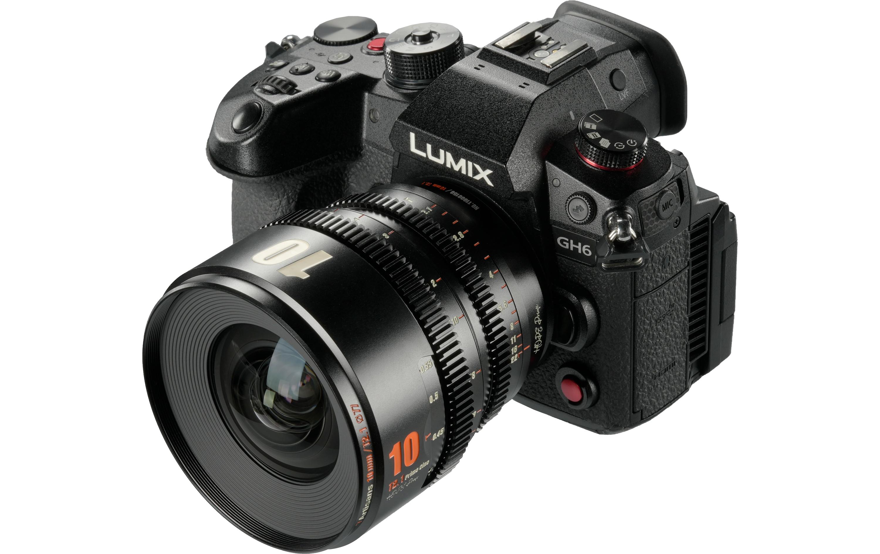 Festbrennweite 10mm T/2.1 – MFT<br>Kompaktes, leichtes Objektiv für Kameras mit Super35-Sensoren