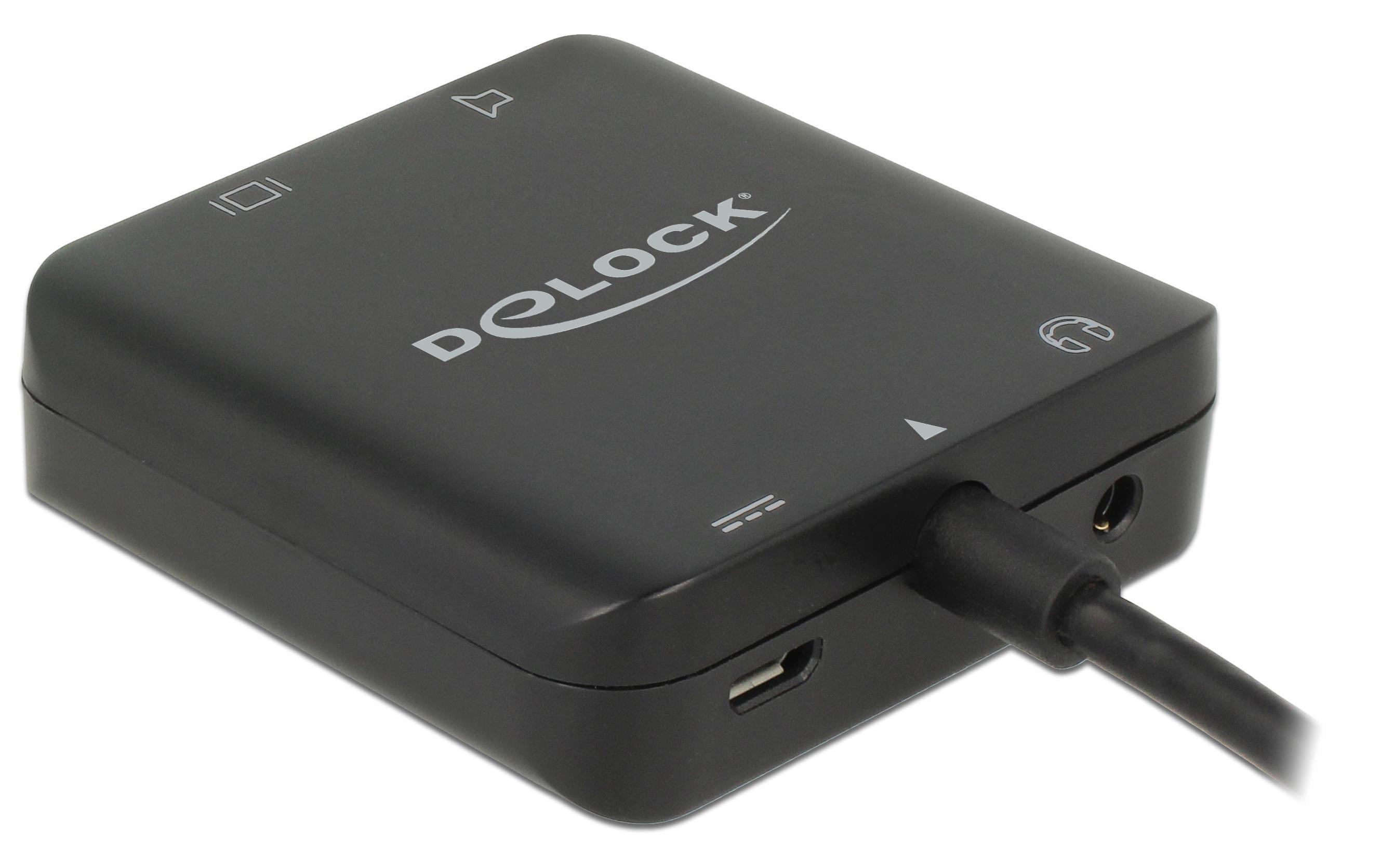 Audio Extraktor HDMI 5.1 4K 30HzDelock HDMI Audio Extractor 4K 30 Hz kompakt