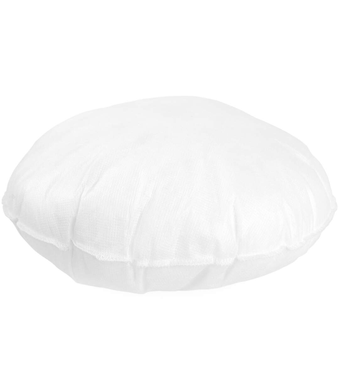 Coussin à recouvrir rond 80 cm C BULLET Blanc garnissage polyester