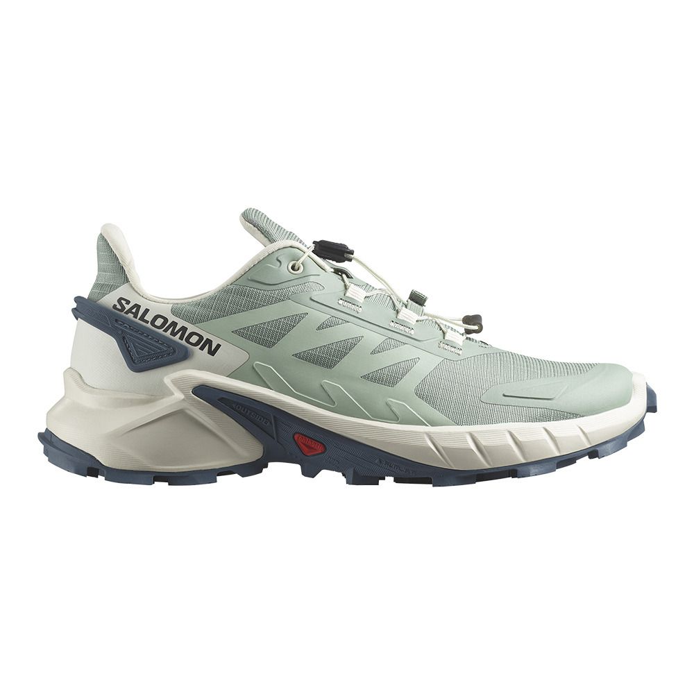 Salomon SUPERCROSS 4 W - Chaussures trail Femme lily pad/vanilla ice/bering sea