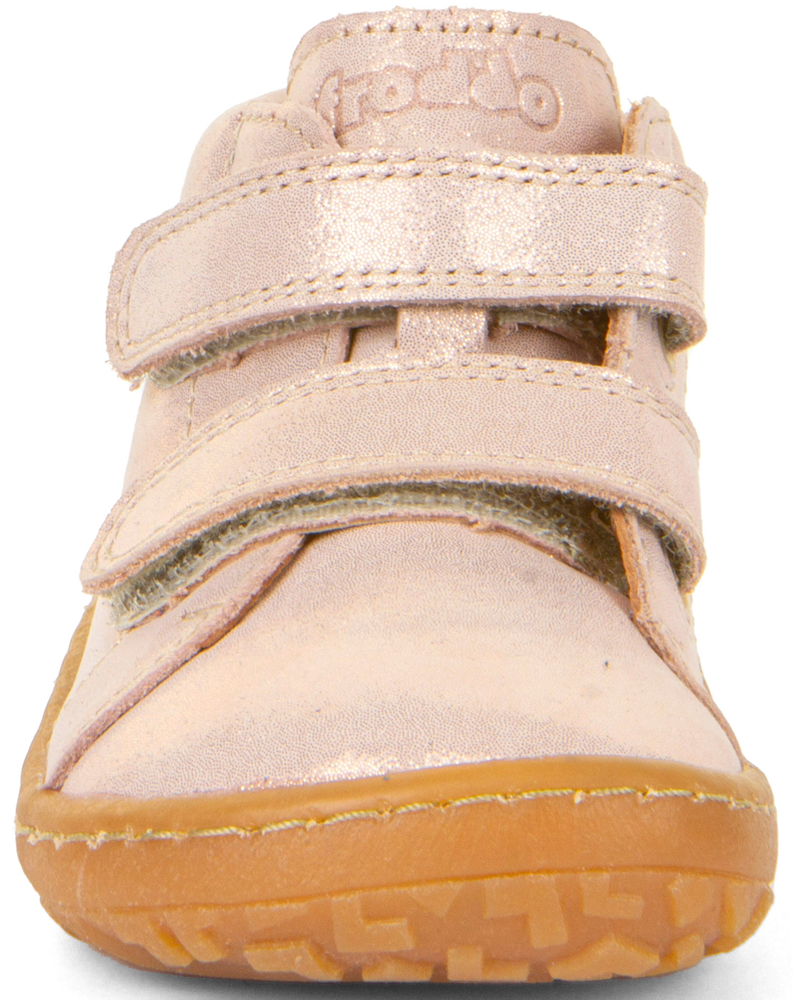 Klett-Lauflernschuhe BAREFOOT FIRST STEP in nude/glitter