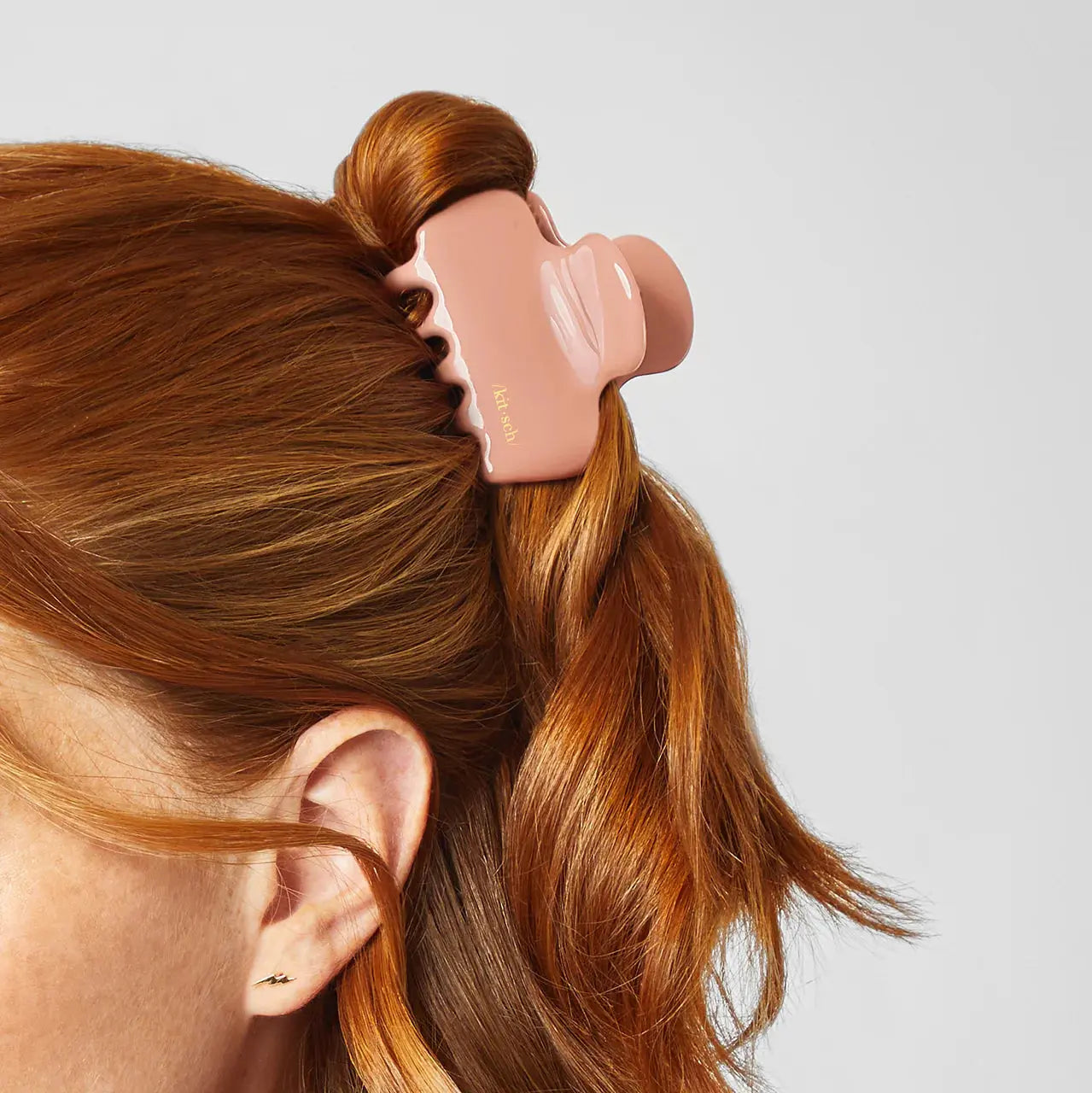 Holiday Cloud Claw Clip Rosewood