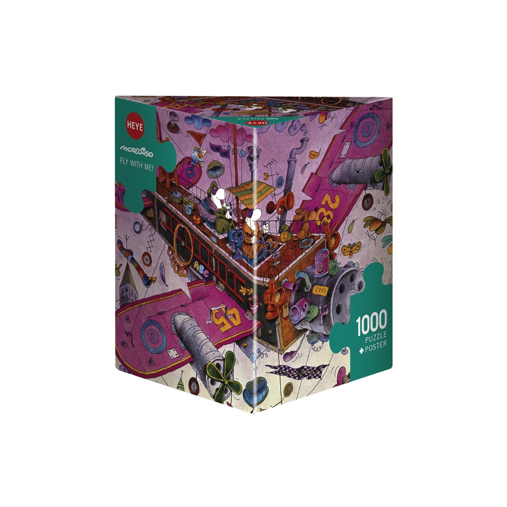 Puzzle - Fly with me de Guillermo Mordillo - 1000 Pièces