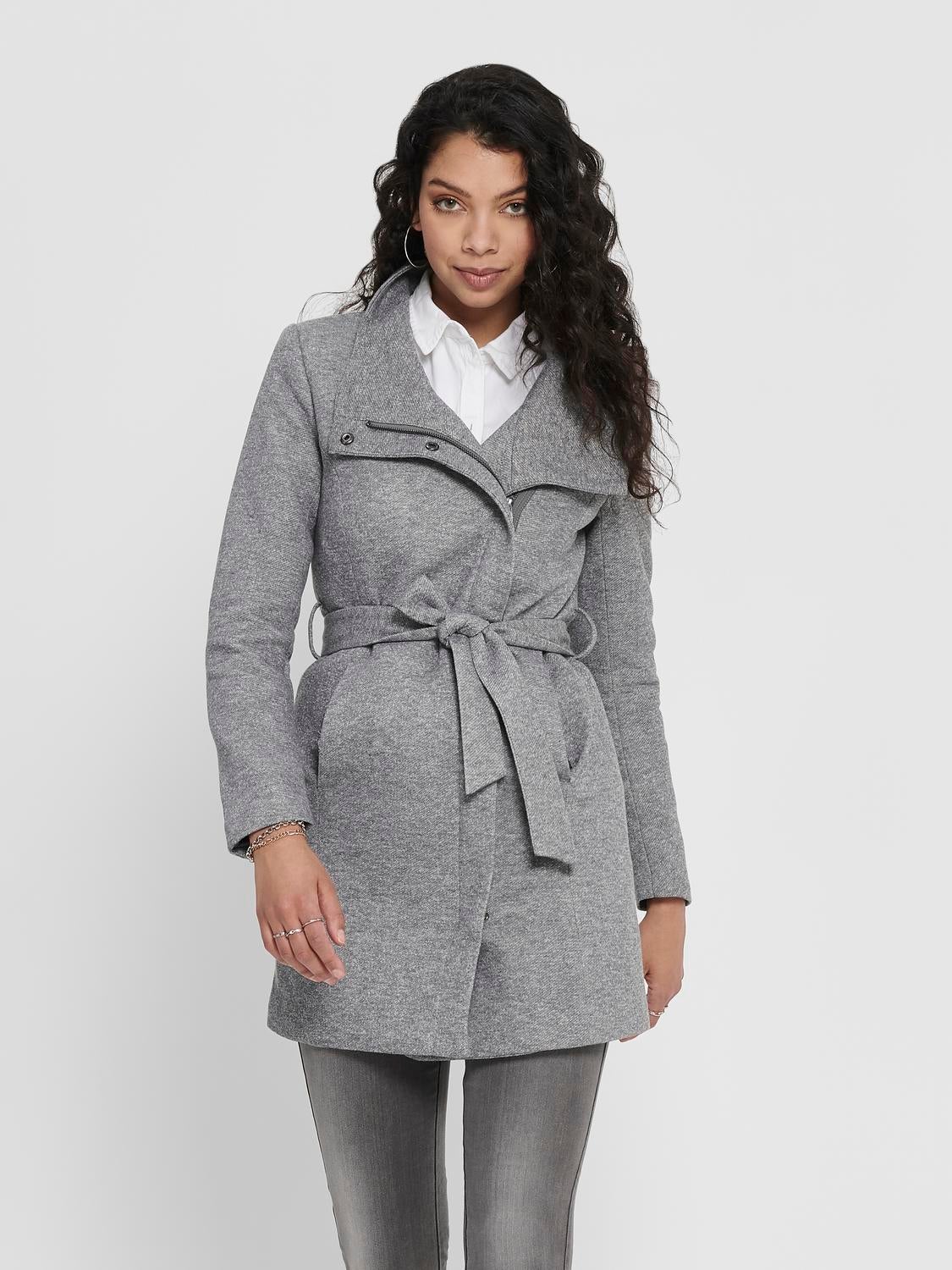 ONLELLI Mantel Light Grey Melange