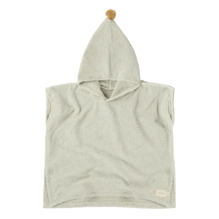 Nobodinoz Poncho So Cute en coton bio | Sauge