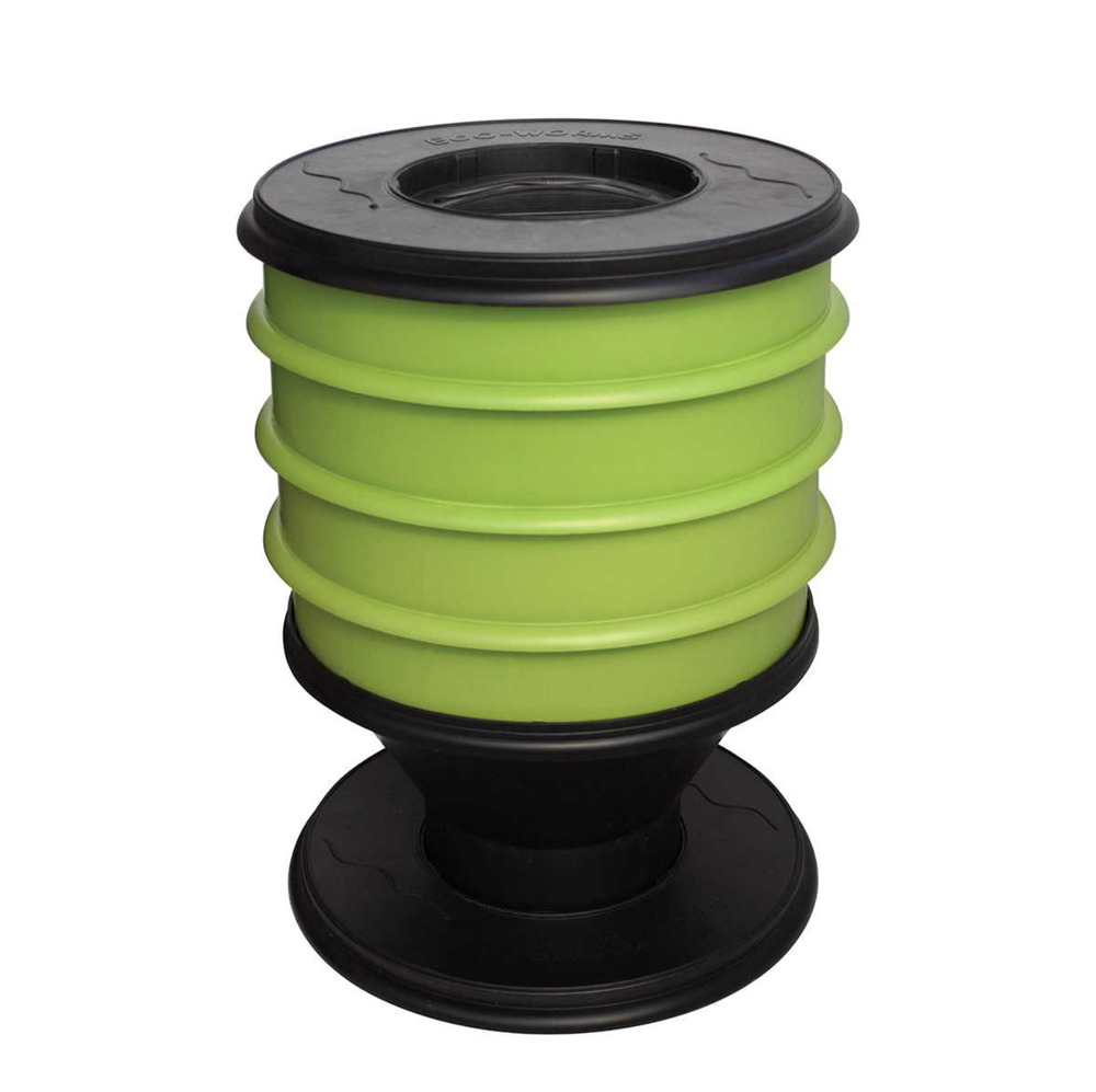Lombricomposteur eco-worms coloris vert clair
