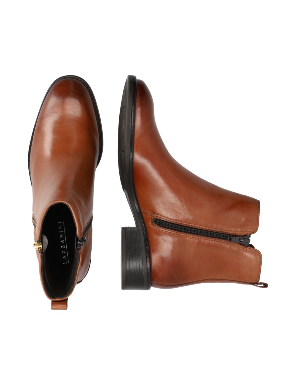 Glattleder Stiefelette