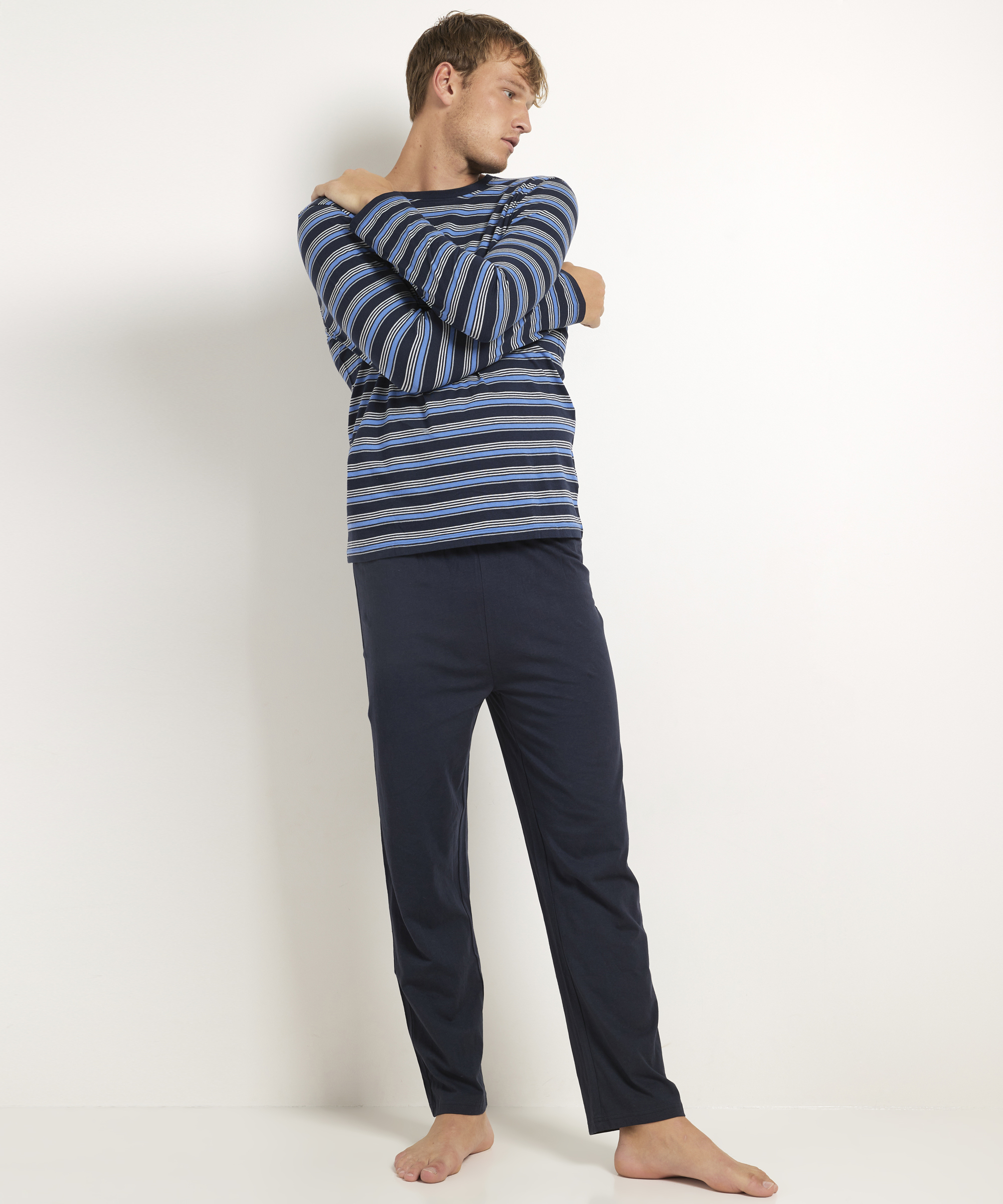 pyjama set: streep   uni