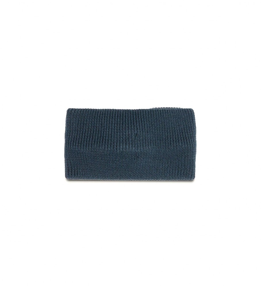 Faixa de cabeça elástica de malha Tommy Jeans com logotipo azul-marinho
