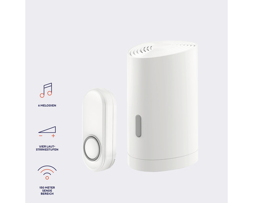 Trust Smart ACDB-9000AC Deurbelset op Batterijen + Drukknop