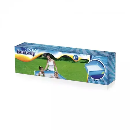 Bestway My First Frame Pool, eckig, Kinderpool, 122 x 122 x 30,5 cm