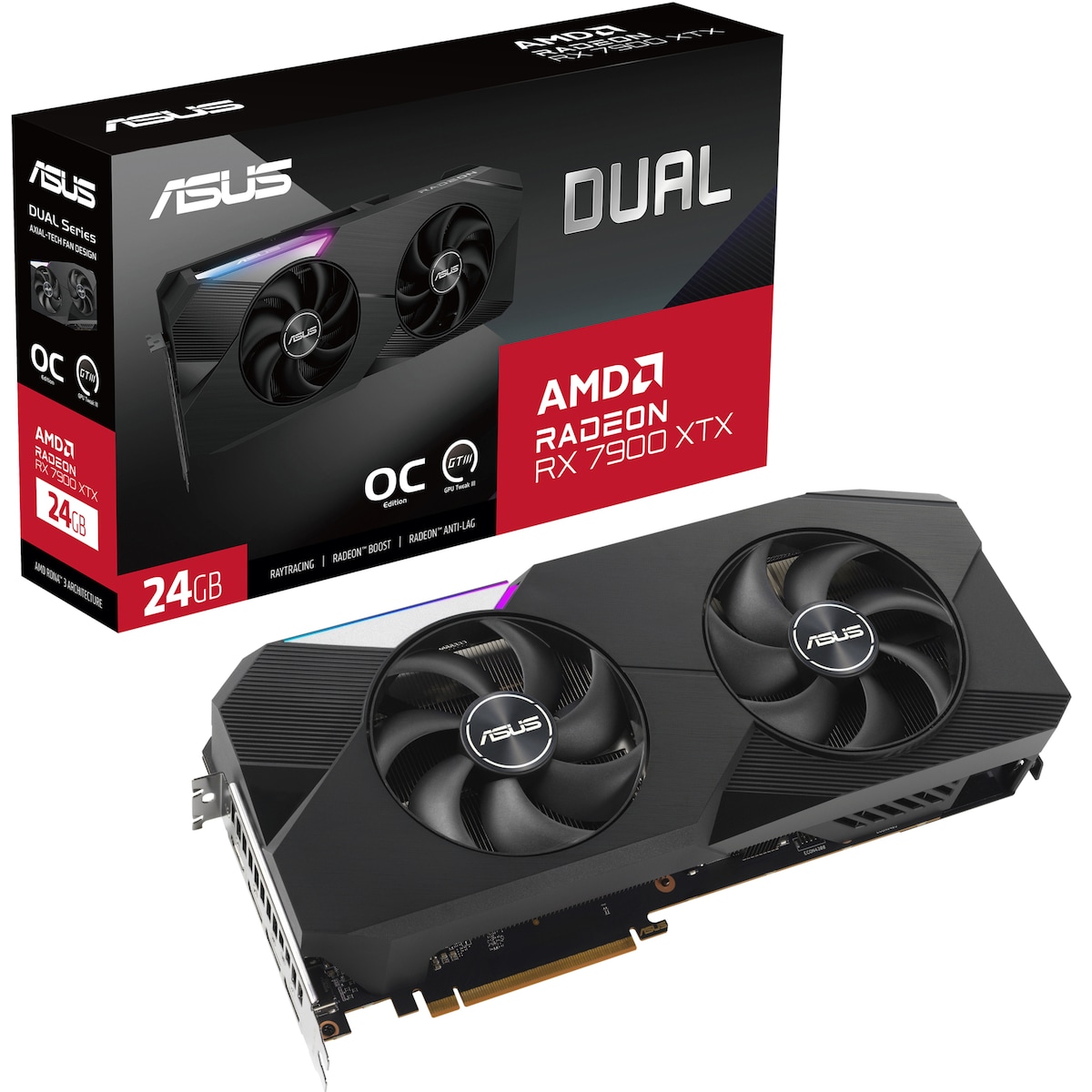 Asus Radeon RX7900 XTX DUAL OC graphics card (24 GB GDDR6)
