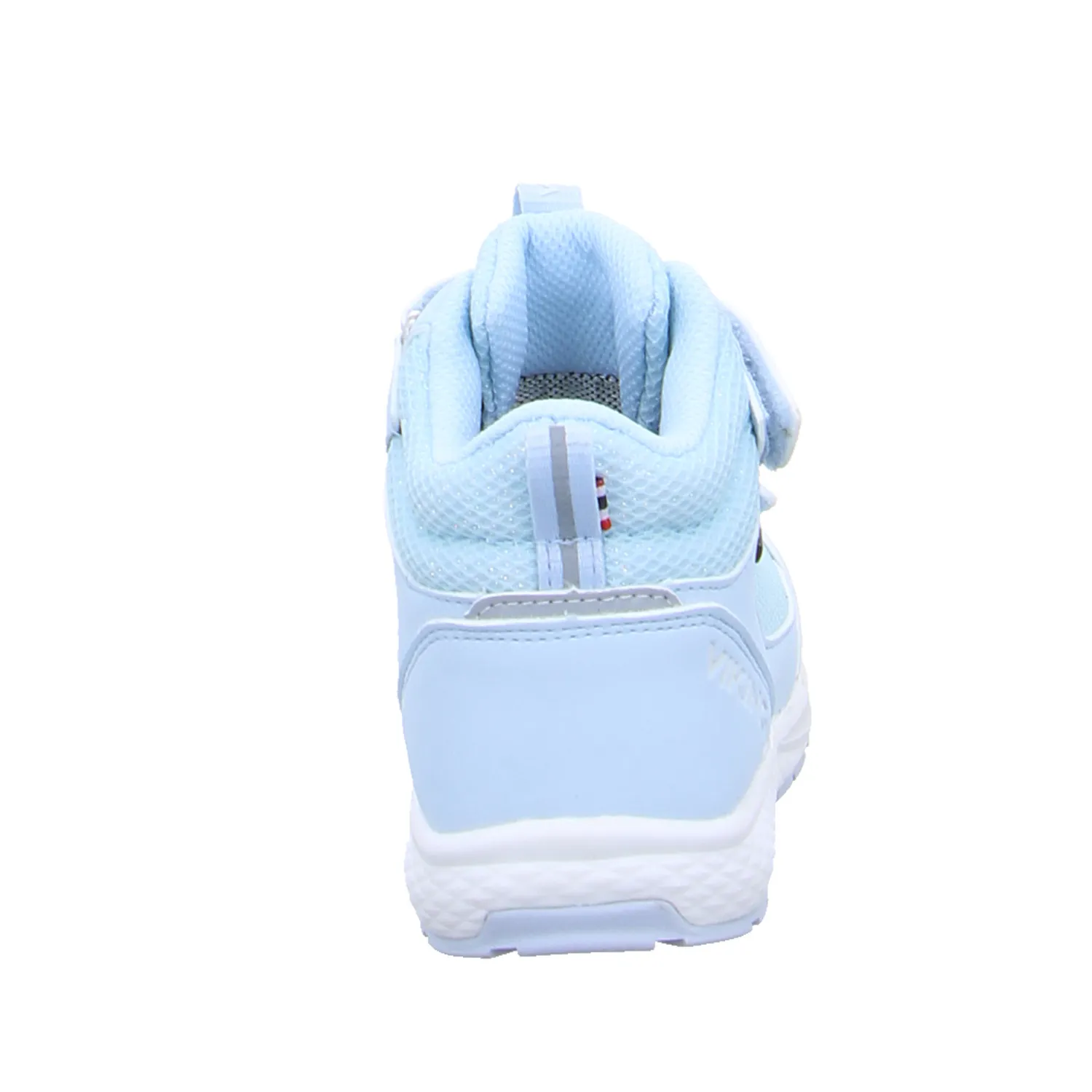 VIKING Kleinkinder-Halbschuh Klett Hellblau Textil  Sneaker high