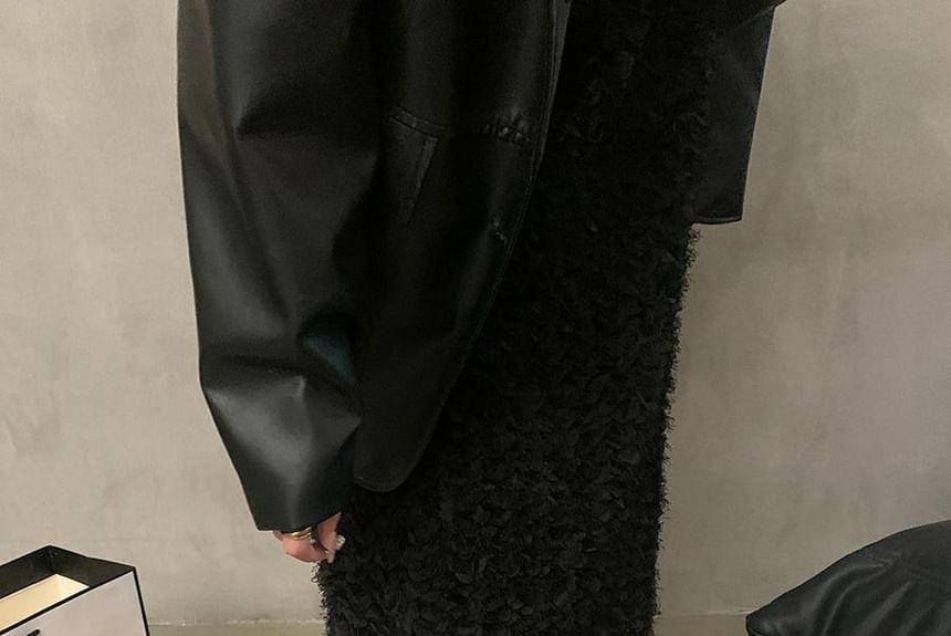 Karlao - Platte schoenen met strikaccent en imitatiesuède