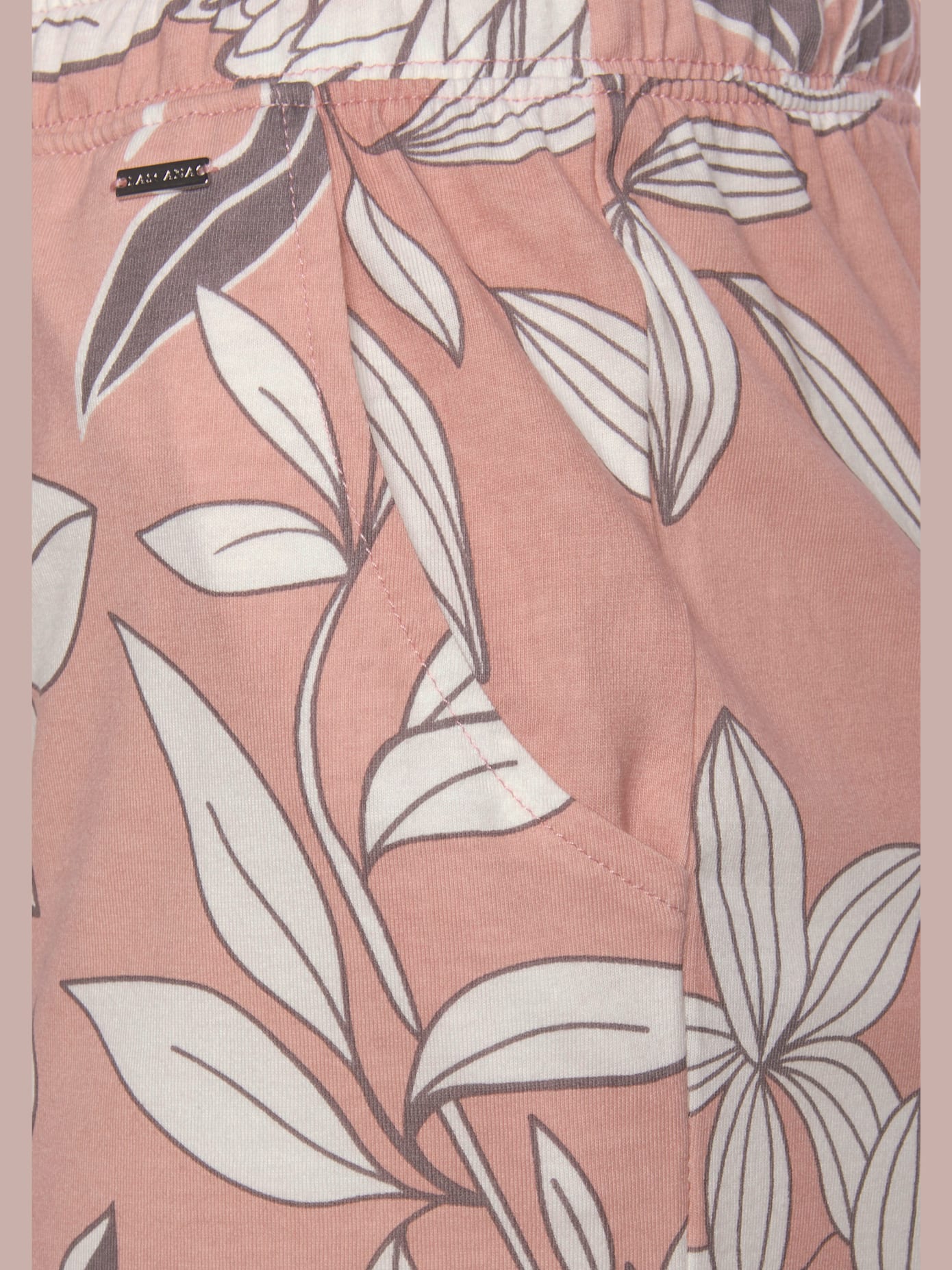 Short de nuit short large à imprimé floral