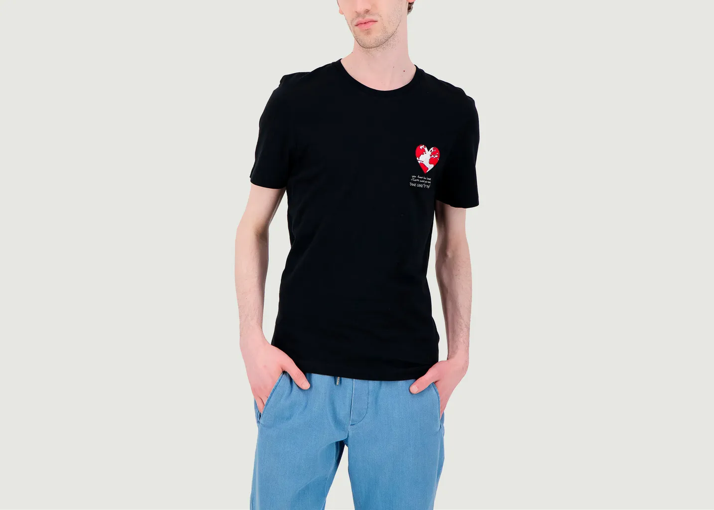 T-shirt avec broderie Red Earth JagVi Rive Gauche