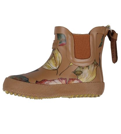 Bisgaard Gummistiefel - Kurz - Camel Flowers