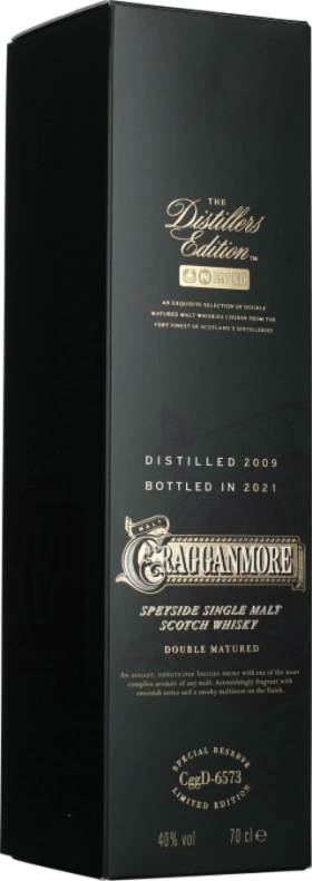 CRAGGANMORE DISTILLERS EDITION 2009-2021 70CL