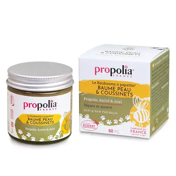 Bálsamo para patas Propolia Animals, para pele e almofadas das patas, 60ml